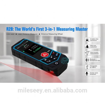 R2B:The World's First 3-in-1 Measuring Master with Bluetooth App